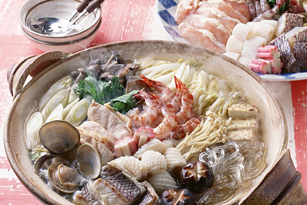 たくさんの栄養が豊富な寄せ鍋