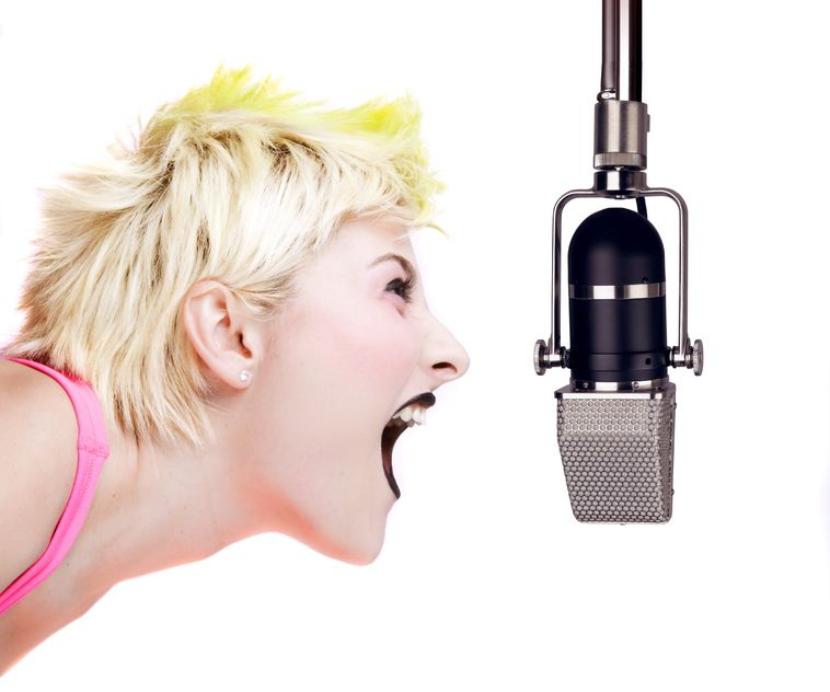 どなり声と表現は相反するもの